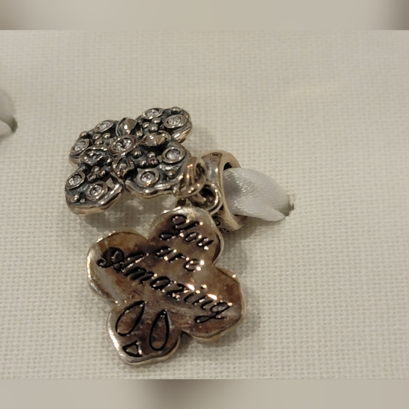 BNIB Genuine Chamila Swarovski Sterling Silver Mothers Day Charm Set - 7.5" - Picture 10 of 10